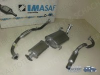 Imasaf Auspuffanlage Komplett für Terrano II 2.7 TD 4WD 1996-1999 | 3 TüRer