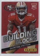 2013 Panini Monster Box Building Blocks Red Prizm /99 Quinton Patton #18 0q3