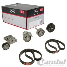 GATES KEILRIPPENRIEMEN-SATZ passend für AUDI A1 SEAT ALHAMBRA IBIZA SKODA FABIA