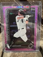 2025 Topps Series 1 Andrew Vaughn Pink Holo Foil SP #121 Chicago White Sox