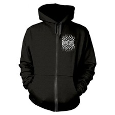 Men's Heilung Remember Zippered Hooded Sweatshirt Medium Black