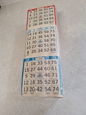 Bingo paper sheets 3 on 1 Red, White, Blue Border 500 sheets Capitol-Arrow Intl.