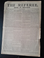 "The Referee sporting & Theatrical newspaper ed by Pendragon  Sunday 6 May 1888
