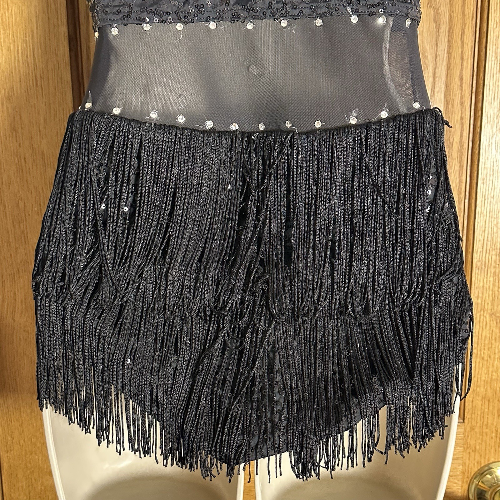 Balera Performance Rhinestone Sequin Leotard With… - image 6