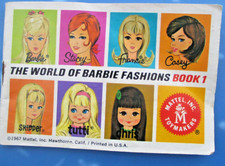 Barbie Doll World of Barbie Fashions Catalog Booklet 1 HTF 1967