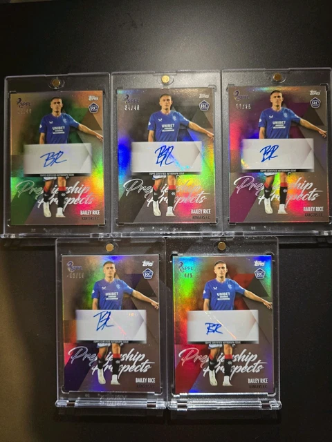 Bailey Rice Autogramm Rainbow /99 , /49 , /25 , /10 ,/5 SPFL On DEMAND