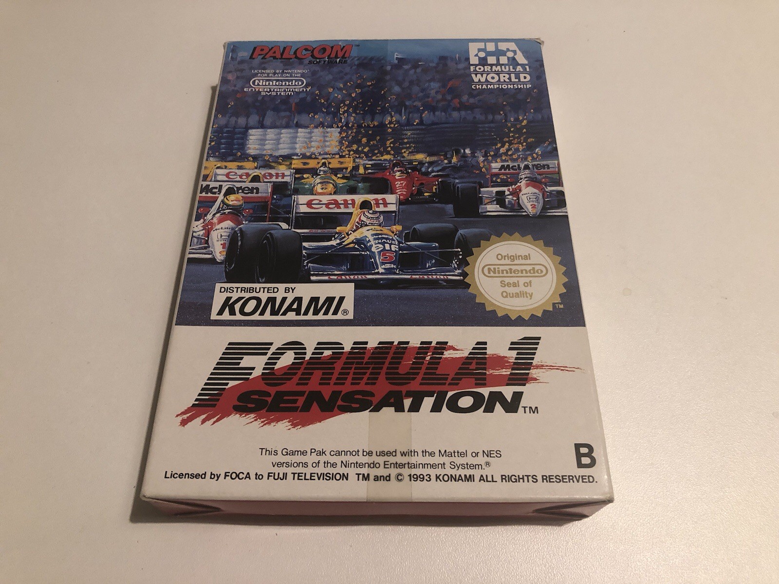 Formula 1 Sensation Nintendo Entertainment System NES Ovp