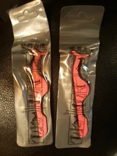 Two Pink False Eyelash Extension Tweezer Applicator Makeup Beauty Tool FREE SHIP