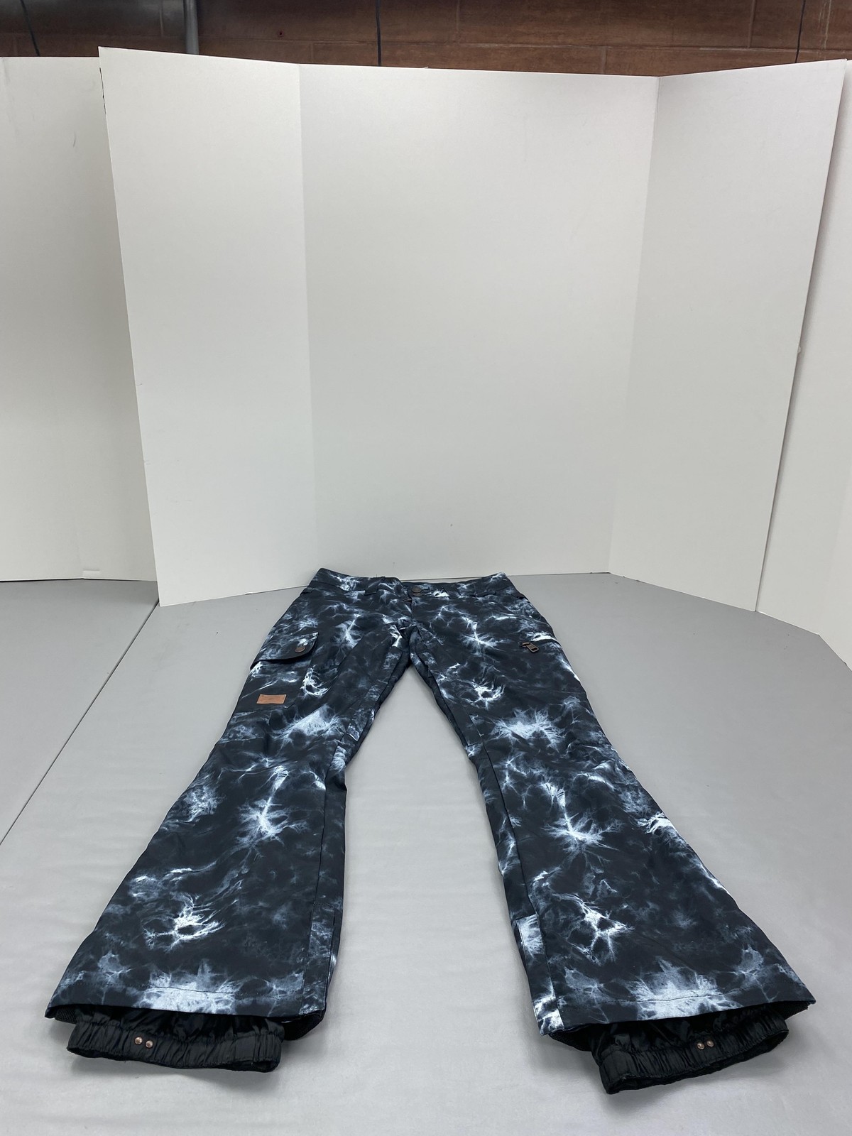 Small Waterproof 10k Black Gray Tie-dye Cargo Gaiters