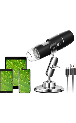 Drahtloses Digitalmikroskop, WADEO WiFi Mikroskop 50X bis 1000X Handmikroskop…