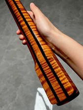 S S 5piece Ebony 22Fret satin DIY Roasting flame Maple Electric guitar Neck 12in
