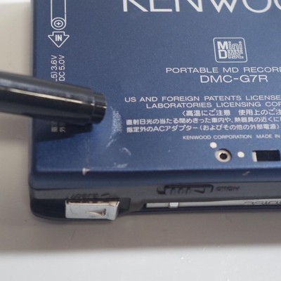 オーディオ機器 A4916 KENWOOD ポータブルMDレコーダー DMC-G7R ケンウッド