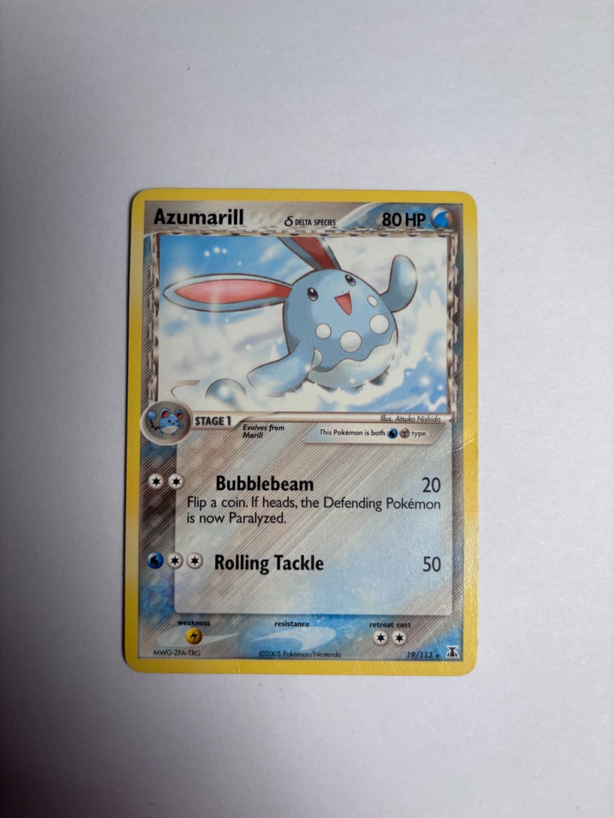 Azumarill (Delta Species) 19/113 EX Delta Species Regular