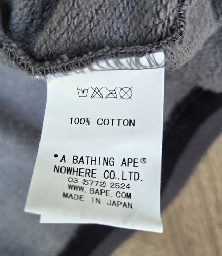 Bape A Bathing Ape Classics Checkered Cardigan Black / Grey 2XL - Picture 13 of 16