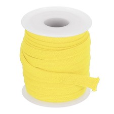 Flat Drawstring Cord Replacement Rope 0.4 Inch x 10 Yd, Yellow