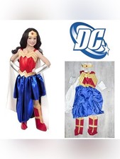 DC Super Hero Girls Wonder Woman Girls halloween Costume large cosplay dress up