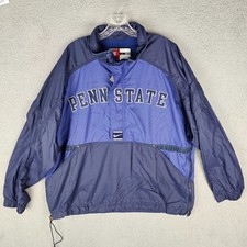 Penn State Nittany Lions Jacket Mens Large Nike Vintage Y2K Sports Half Zip