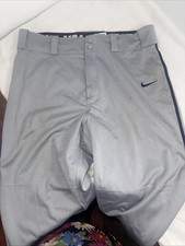 Men s Nike Swingman Baseball Dri-fit Baseball Pants Size Large/grey Blue