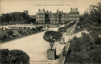 Ak Paris VI, Jardin du Luxembourg, Senat - 4456253
