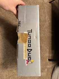 TurboGrafx-CD/TurboDuo video game system CIB complete w/ matching serial box, ++