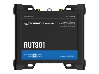 Teltonika RUT901 4G/LTE WiFi Dual SIM Router 3-Port RUT901200000