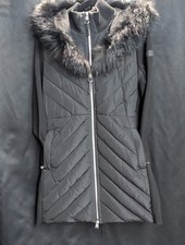 Calvin Klein Performance Womens Faux Fur Blac...