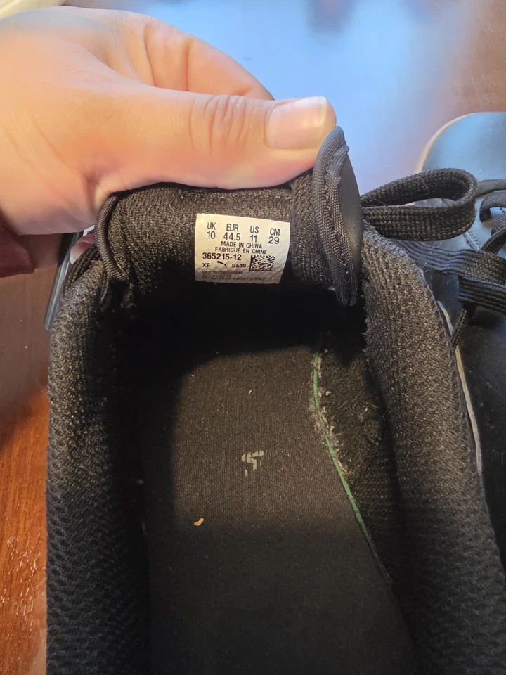 PUMA Men's Smash V2 Black Us Size 11 - Image 3 of 4