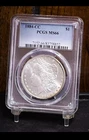 PCGS MS66 1884-CC Morgan Silver Dollar $1 Carson City Business Strike Silver