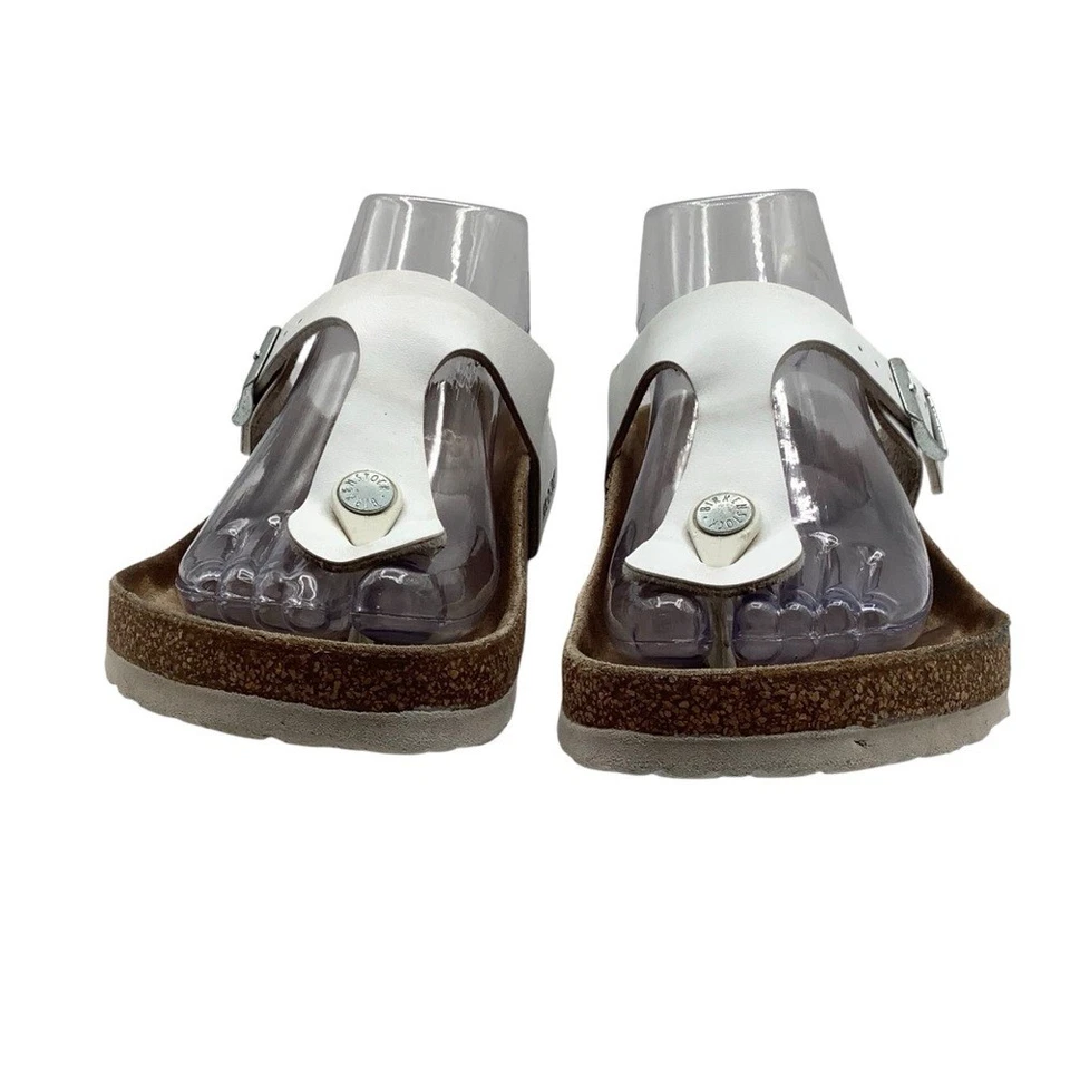 Birkenstock 白色 Gizeh 凉鞋 尺寸 7-7.5 欧码 38 — 第 2/4 张图片