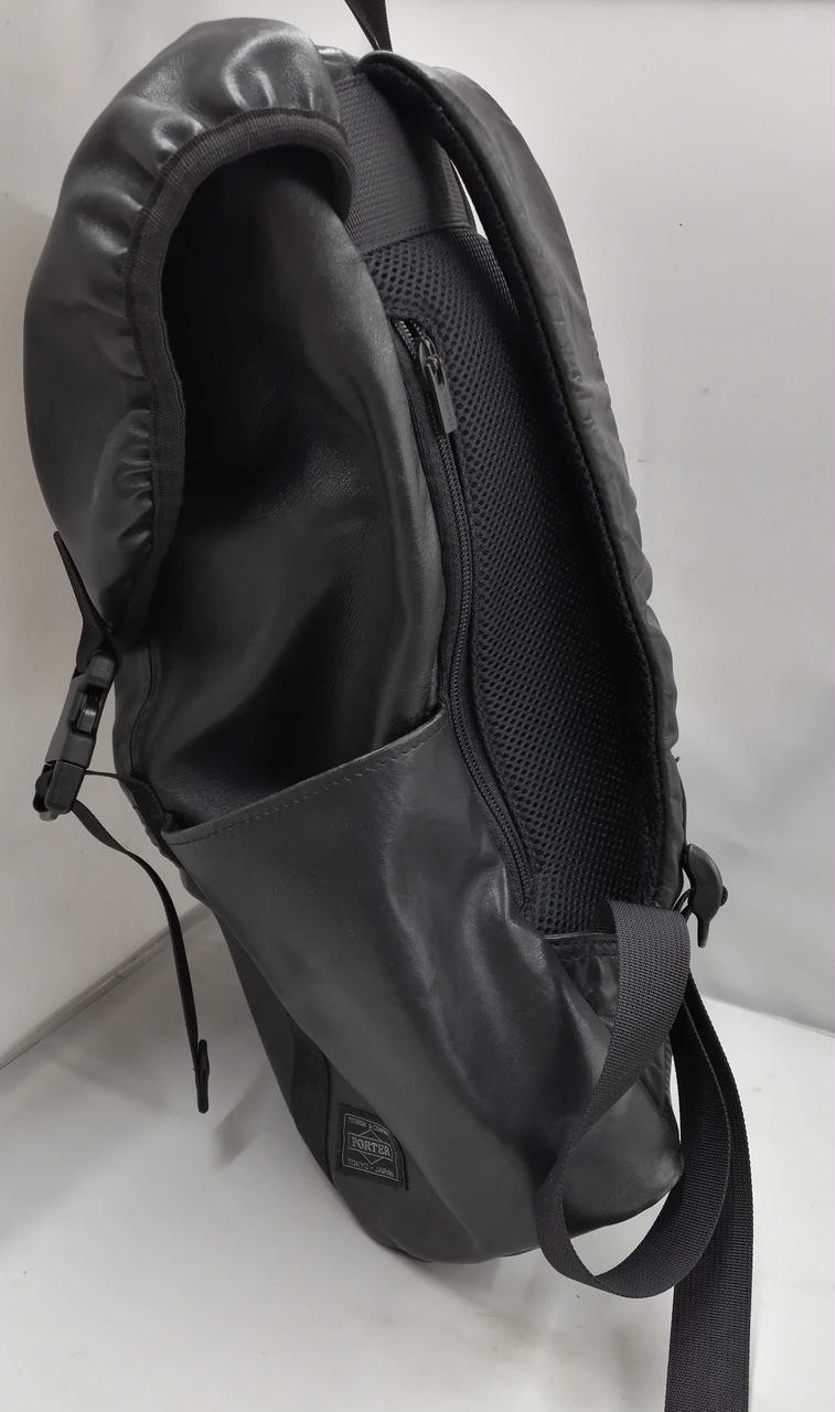 Leather Backpack Model Black PORTER - image 3