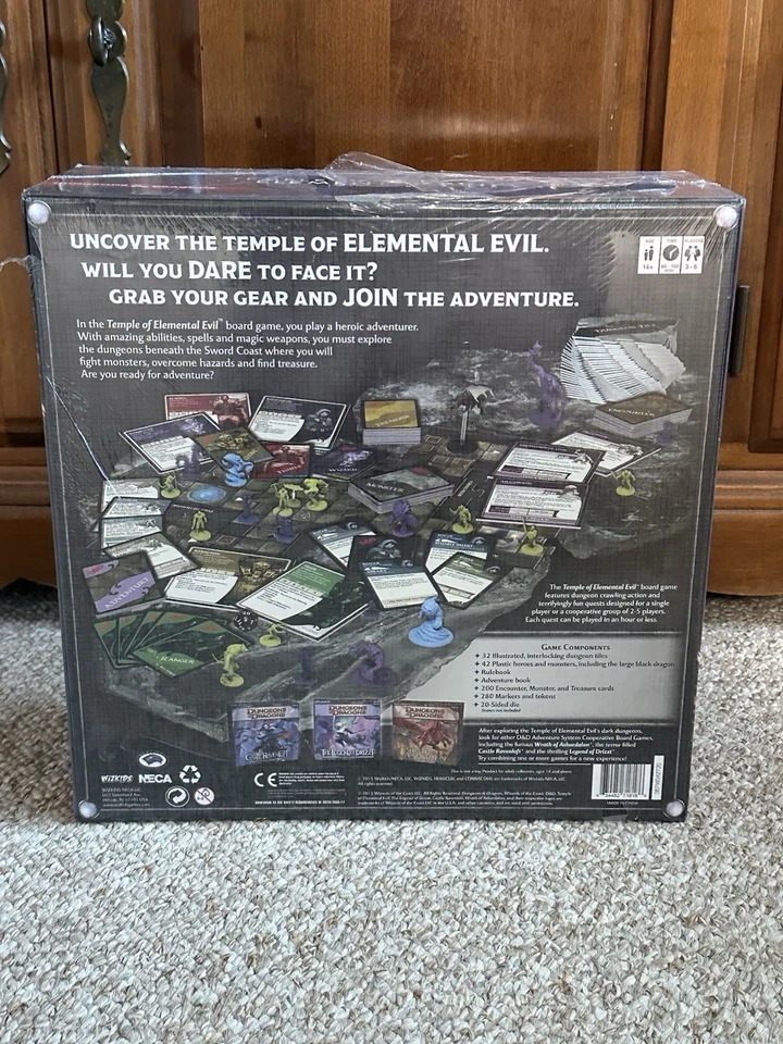 Temple Of Elemental Evil Board Game-Dungeons & Dragons NEW SEALED - Image 2 of 4