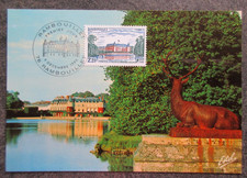 FRANCE carte FDC 1er jour CHATEAU à RAMBOUILLET en 1980 lot NA325