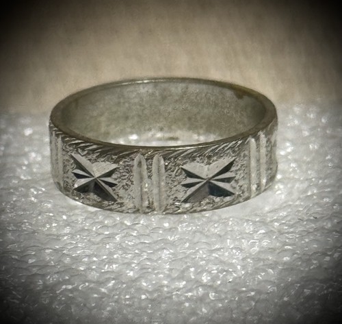 Titanium Star - WEDDING RING BAND -