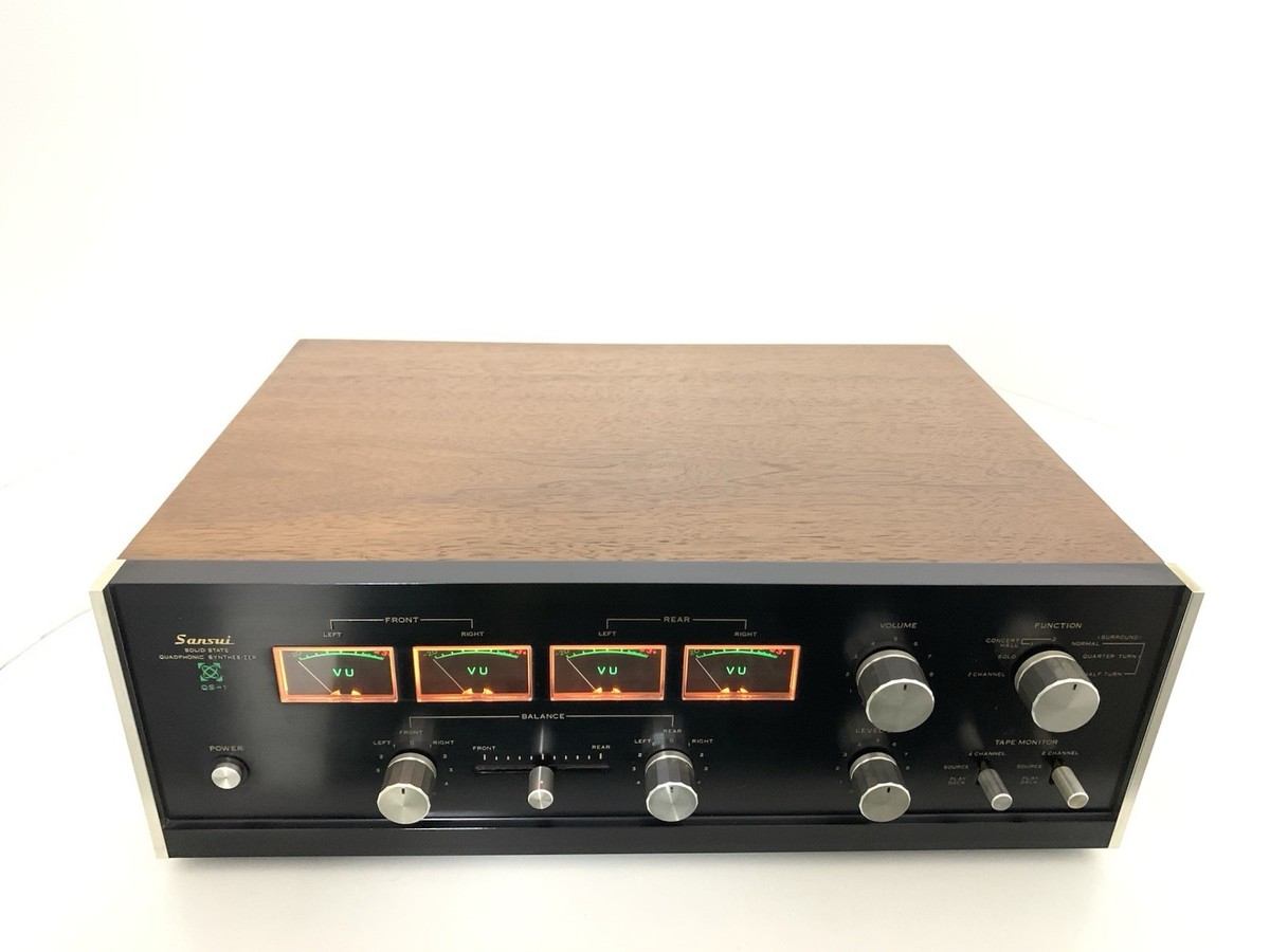 【ジャンク】Sansui　4チャンネルシンセサイザー　　QS-1 SANSUI QS 1 Synthesizer Quadraphonic Decoder Pre Amplifier