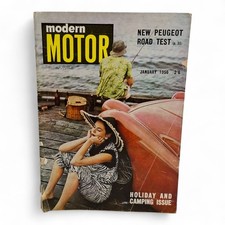 Modern Motor Magazine January 1956 Peugeot 403
