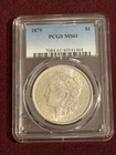 1879 Morgan Silver Dollar PCGS MS61 BU $1 90% Silver  🔥🔥🔥🔥