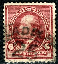 SC# 224 - 1890-93 - 6¢ James A. Garfield - Used