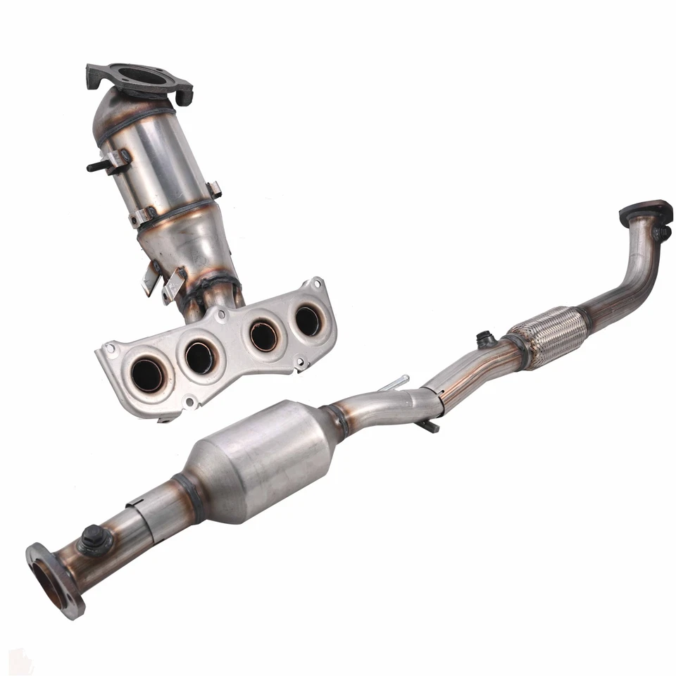 Convertidor catalítico 2 piezas para Toyota Camry 2002-2006 2,4 L delantero + trasero EPA Foto 2 de 4