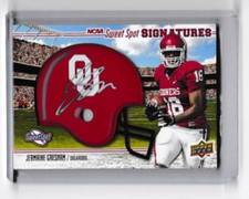 2010 Sweet Spot Signatures Helmet Jermaine Gresham Auto RC 148 040/300