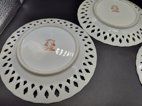 Sphinx Vintage Hand Painted Plates( Set of 3) - Picture 6 of 6