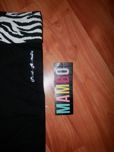 NEW Mambo Australia Girls Medium 10/12 Skinny Capri Animal Print Fold Waist 4628 - Picture 4 of 20