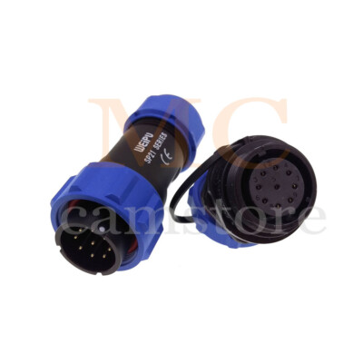 Weipu SP21 IP68 9pin Waterproof Plug Socket,Aviation industry Cable Connector