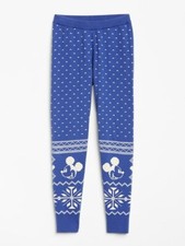 GAP GIRL'S BLUE DISNEY MICKEY MOUSE LEGGINGS ORG. 39.95 SIZE 12 BNWT