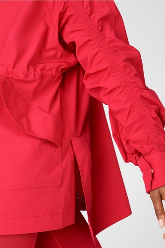 NWT - FABLETICS Women's GIANA II Persimmon/Sandalwood WATER-RESISTANT JACKET - L - Picture 3 of 4
