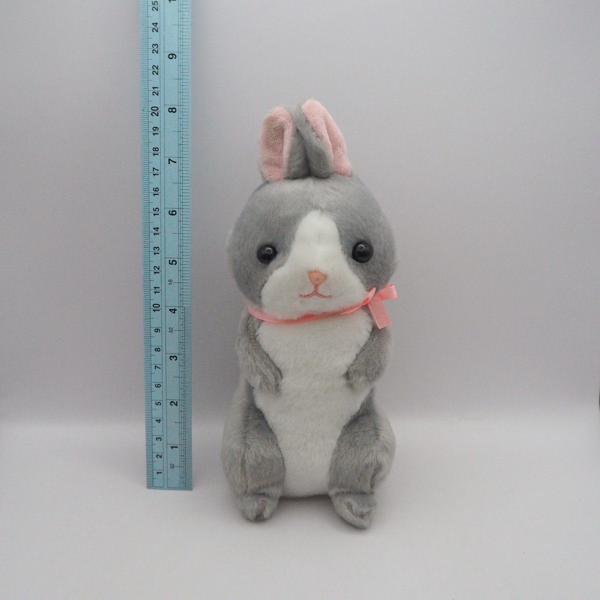 Sukutto Animal Amuse D0801A Grey Rabbit Plush 8