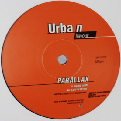 PARALLAX MOOG MAN / SOOTHSAYER LP 12'' VINYL DRUM AND BASS DNB