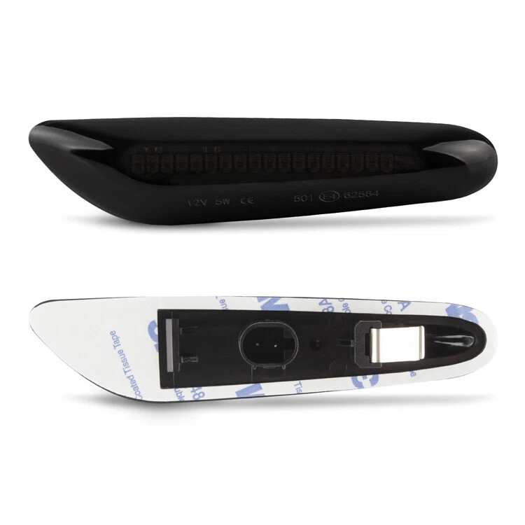 KIT 2x Frecce Laterali e Luci Targa LED Testate per BMW Serie 3 E90 E91 - Immagine 3 di 4