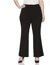 w2 Briggs New York Women's Perfect Fit Pant Black Pants Womens Size 12