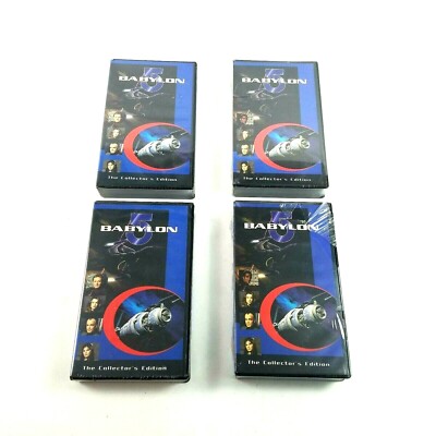 Lot of 4 VHS - BABYLON 5 Collector's Edition - 8 Episodes - Season 1 - BRAND NEW