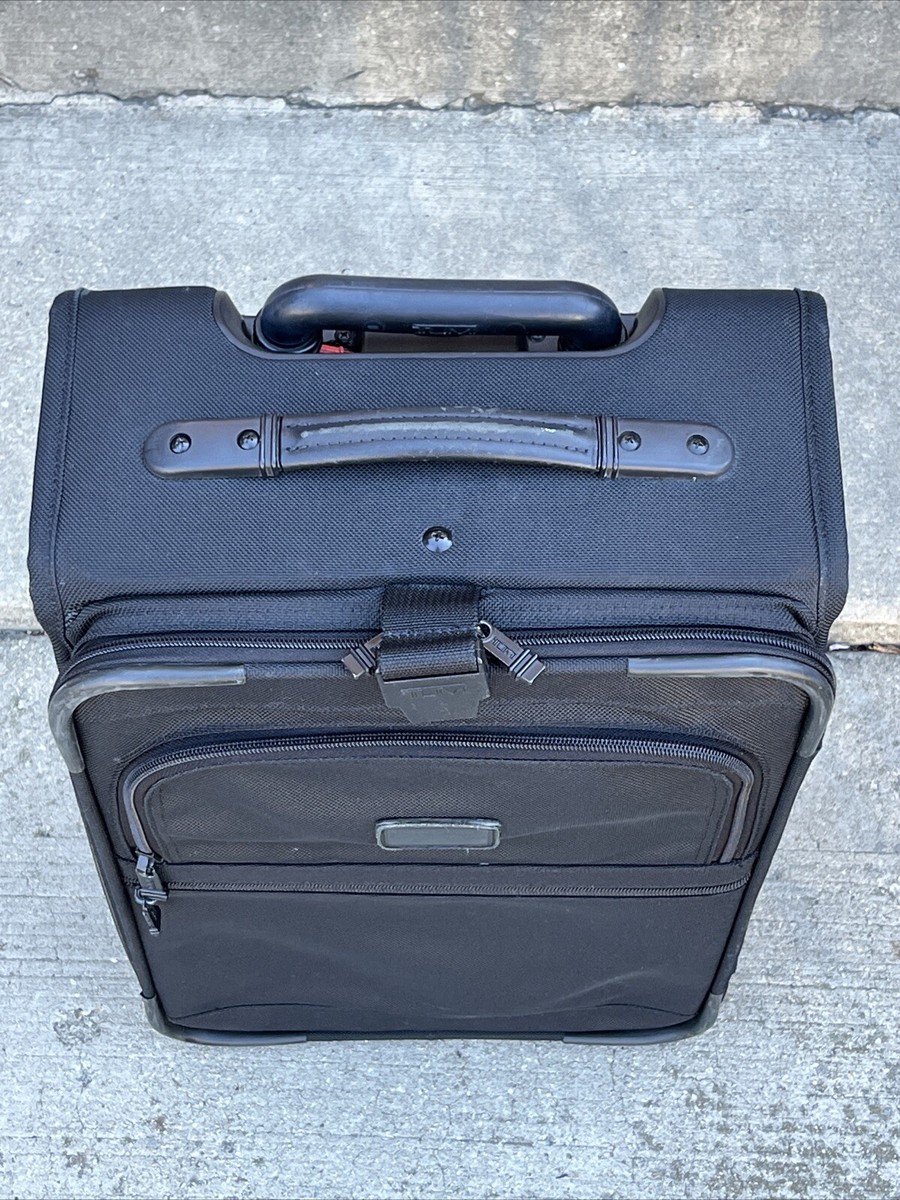 Tumi Classic Black Ballistic Nylon 20” Upright Wheeled Carry On